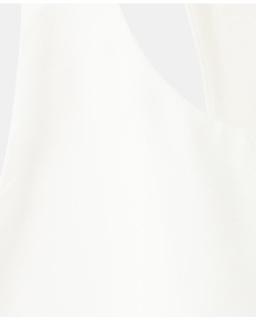 Mango White Selection Long Open Back Blouse