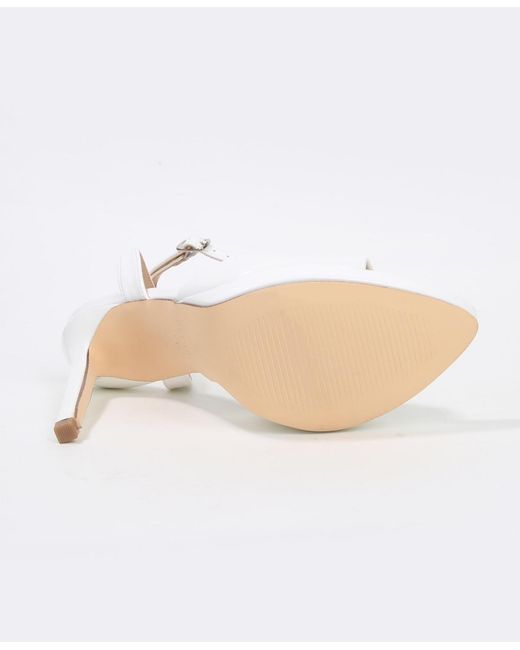 BERNESS White Hina Platform Sandals