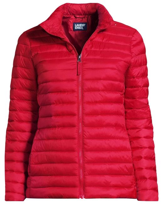 Lands' End Red Insulated Jacket