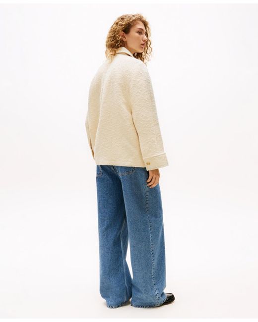 Tommy Hilfiger Blue X Sofia Richie Grainge Button-down Patch-pocket Jacket