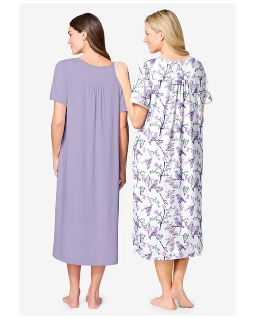 Only Neccessities Purple Only Necessities 2-pack Bib Gown