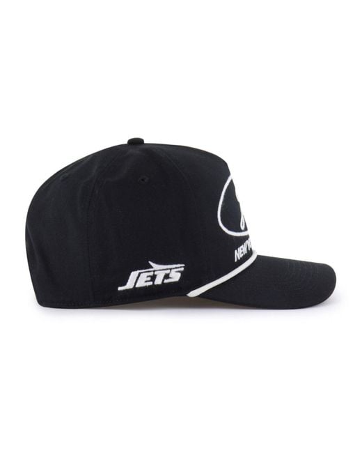 '47 Black New York Jets Foundational Hitch Adjustable Hat