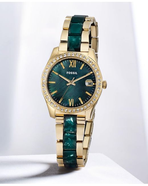 Fossil Scarlette Mini Goldtone 