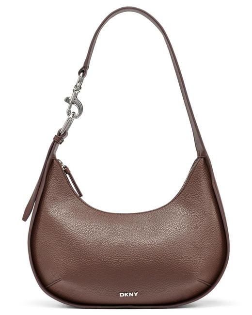 DKNY Brown Thyme Medium Hobo Bag