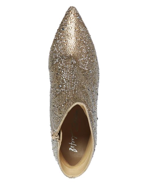 gold betsey johnson boots