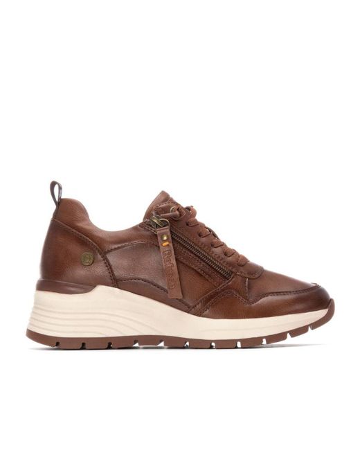 Xti Brown Casual Sneakers Refresh Collection By