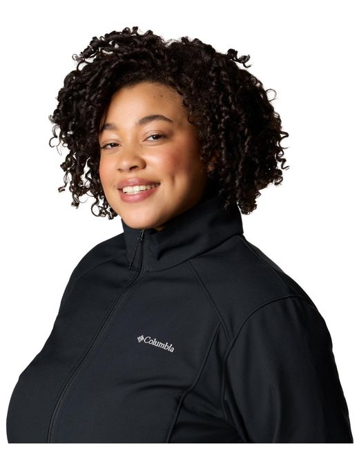 Columbia Blue Plus Size Kruser Ridge Iii Softshell Jacket