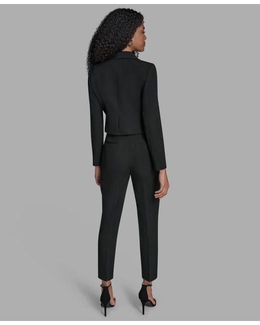 BCBGMAXAZRIA Gray Collar Long Sleeve Jacket