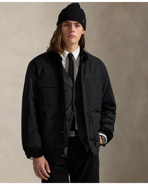 Polo Ralph Lauren Black The Elsdon Down Utility Jacket for men