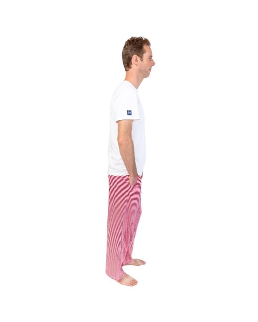Sant And Abel Pink Jersey Pj Pants for men