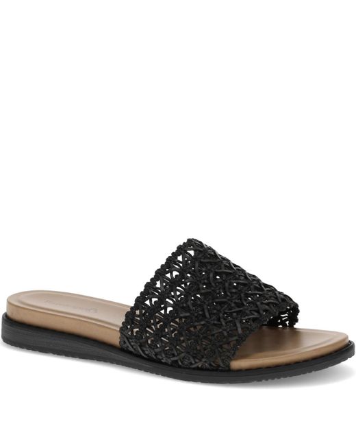 BareTraps Black Noya Slide Sandals