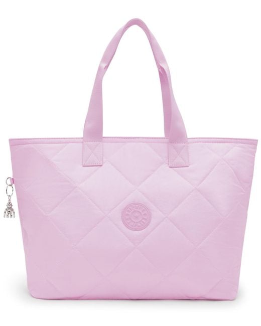 Kipling Pink Colissa Extra-large Tote Bag
