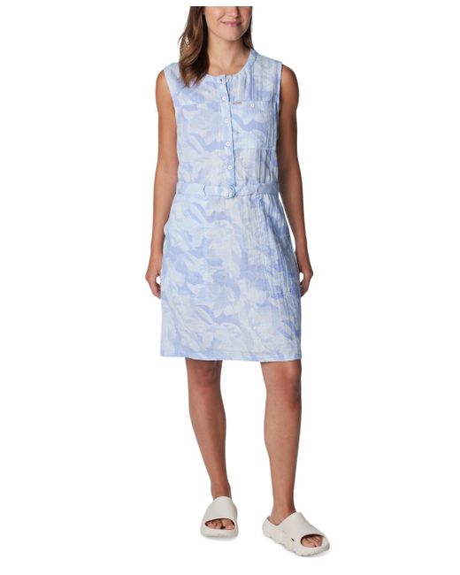 Columbia Blue Holly Hideaway Breezy Cotton Dress