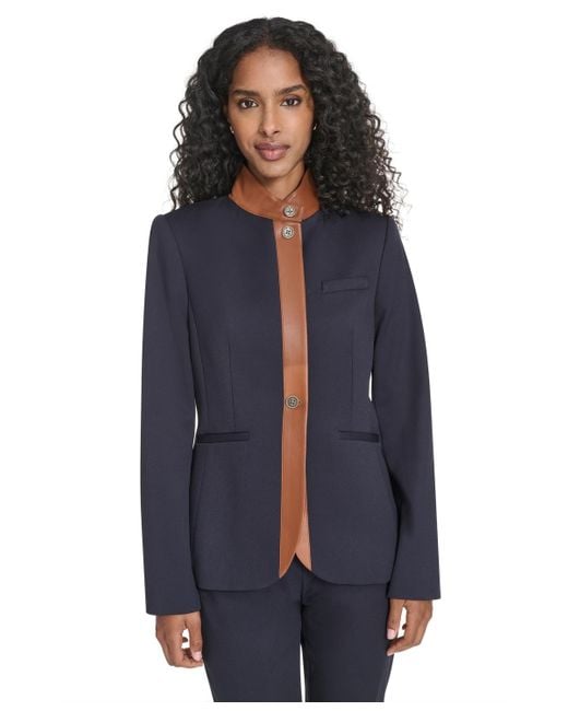 Tommy Hilfiger Blue Long Sleeve Riding Jacket