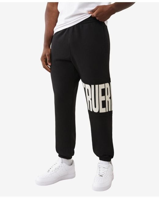 True Religion Black Standard jogger Pants for men
