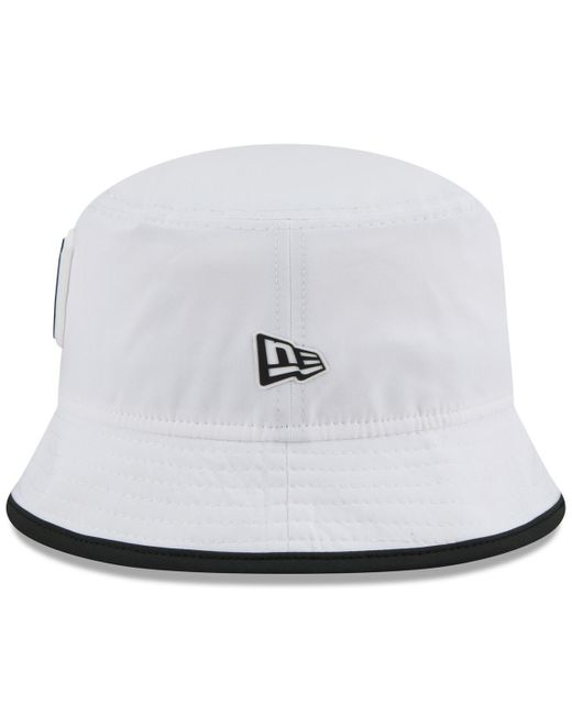KTZ White Las Vegas Raiders 2025 Nfl Training Camp Stretch Bucket Hat for men