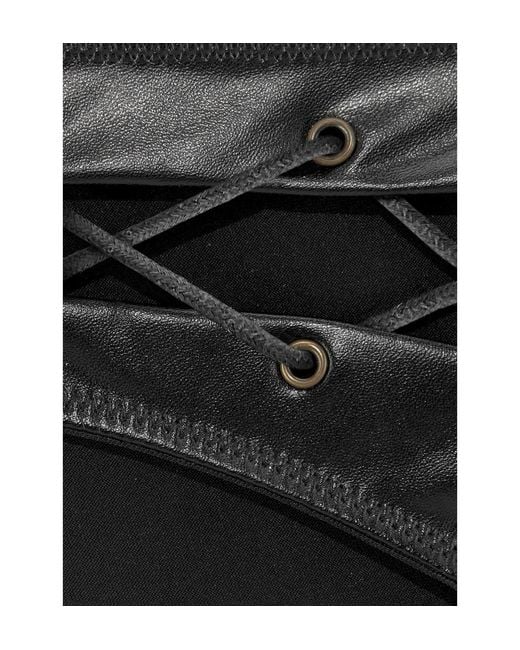 Lascana Black Bikini Brief Lace-up Style