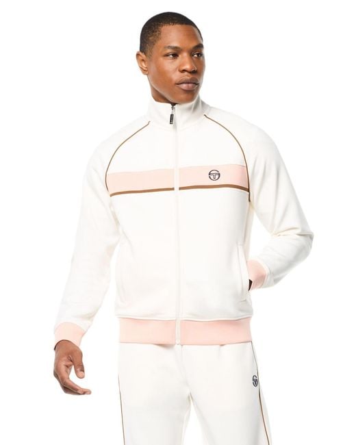 Sergio Tacchini White Lago Track Jacket for men