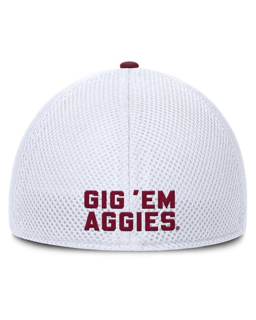 Fanatics Heather Gray/white Texas A M aggies trigger Flex Hat for men
