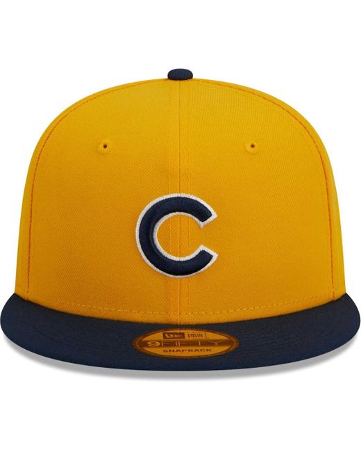 Men's Light Blue Chicago Cubs Spring Color Basic 9FIFTY Snapback Hat