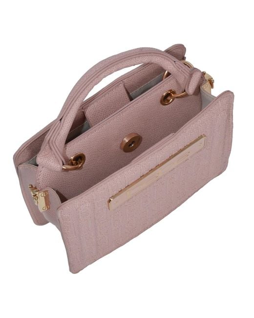 Bebe Pink Thea Mini Satchel Bag