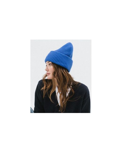Gigi Pip Blue Gigi Merino Wool Chunky Beanie For Ultimate Warmth And Comfort