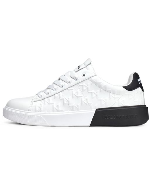 Karl Lagerfeld Metallic Side Embossed Logo Sneakers for men