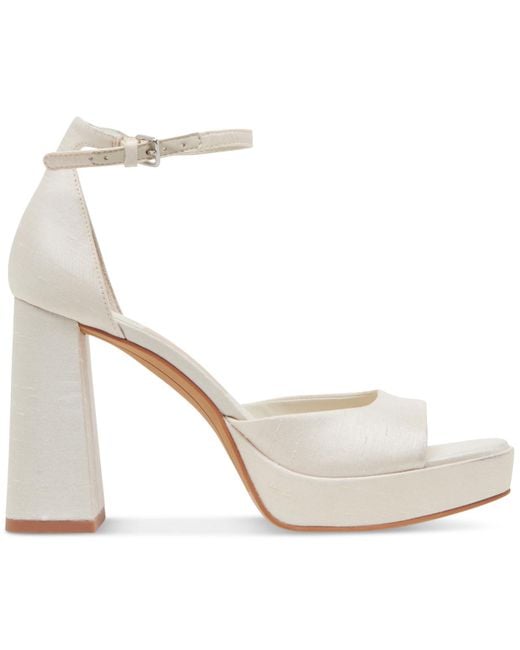 Dolce Vita Natural Pandro Platform Two-piece Dress Sandals