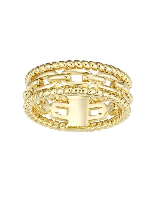 Macy's Metallic Plated Link Statement Ring