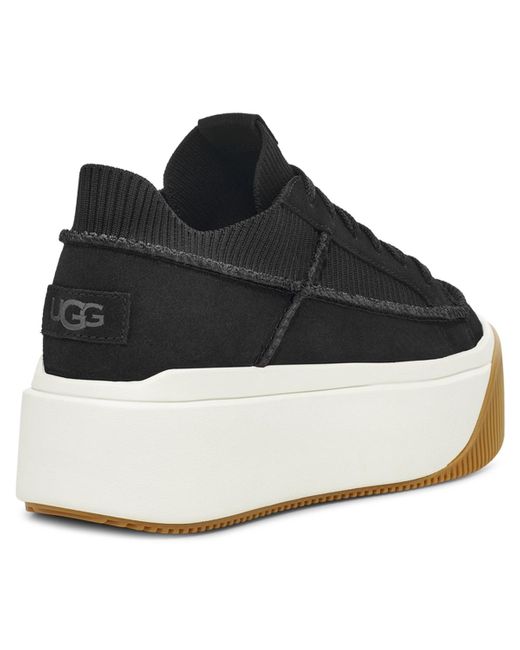 Ugg White Ez-duzzit Lace-up Platform Sneakers
