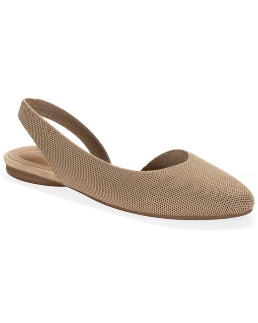 Style & Co. Gray Slingback Flats