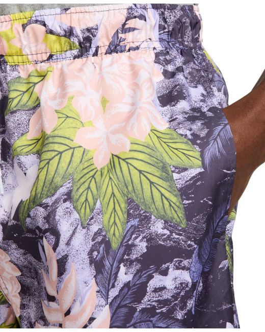 Nike Blue Club Woven Flow Floral Print Drawstring Shorts for men
