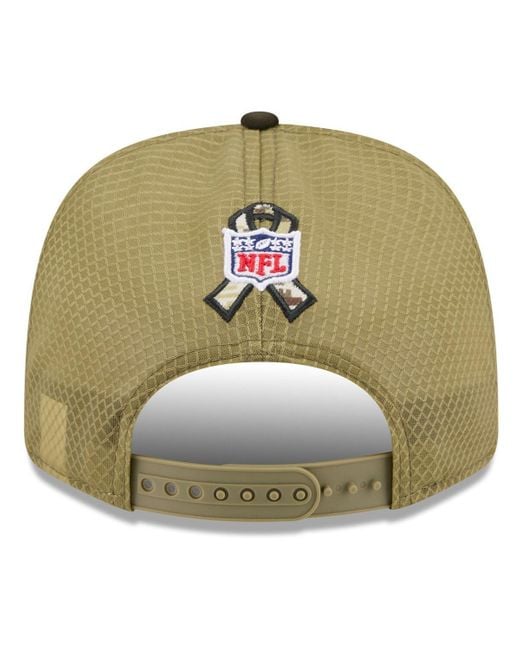 KTZ Green Dallas Cowboys 2025 Salute To Service 9seventy Adjustable Hat for men