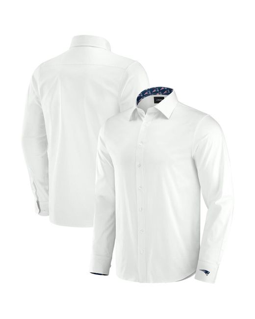 Palmer Men's White New England Patriots Man-in-motion Long