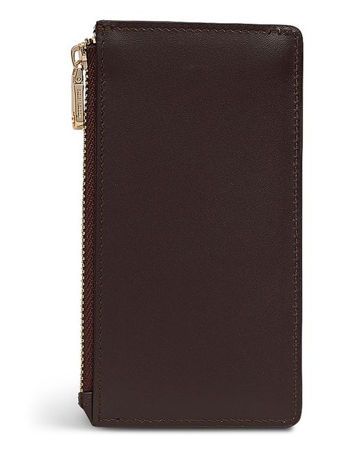 Radley Brown Sloane Mews Faux Croc Mini Zip Top Coin Wallet