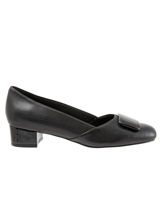 Trotters Black Delse Pump