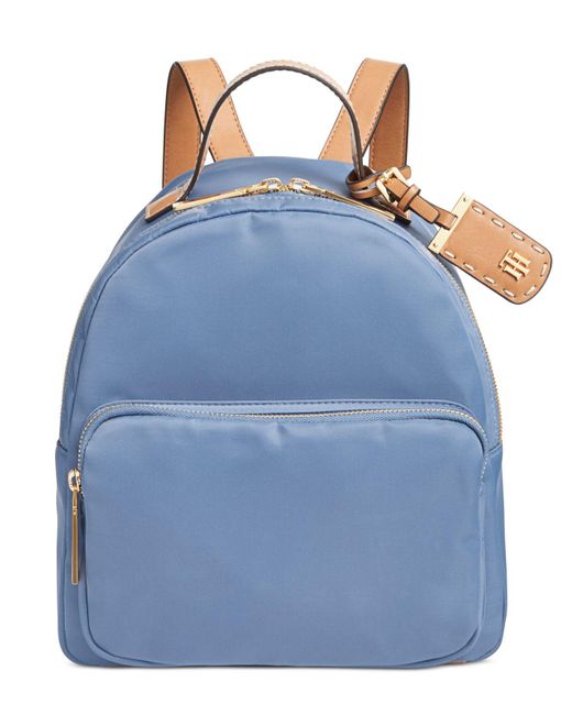 Tommy Hilfiger Julia Small Dome Backpack in Charcoal Blue (Blue) Lyst