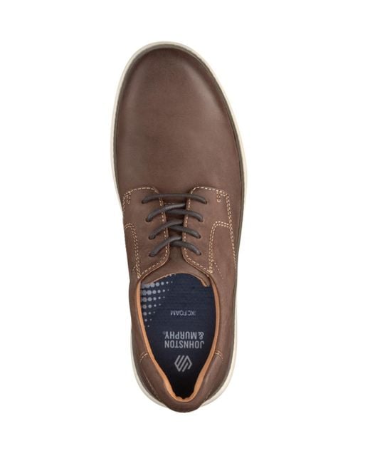 Johnston & Murphy Brown Mcguffey 2 Plain Toe Sneaker for men