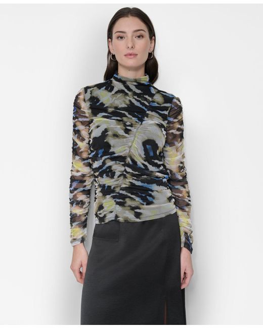 dkny mesh top