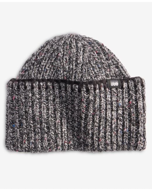 Ugg Gray Wide Cuff Confetti Beanie for men
