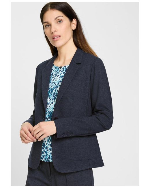 Olsen Blue Denim Look Blazer