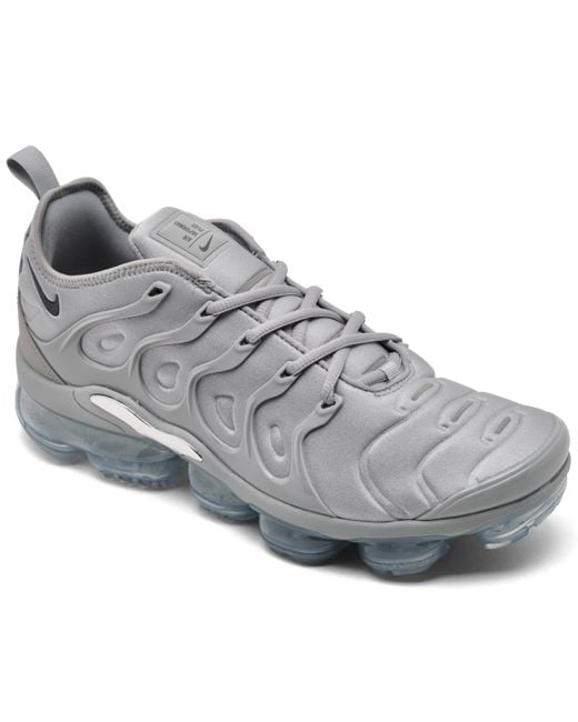 Nike Gray Air Vapormax Plus Running Sneakers From Finish Line for men