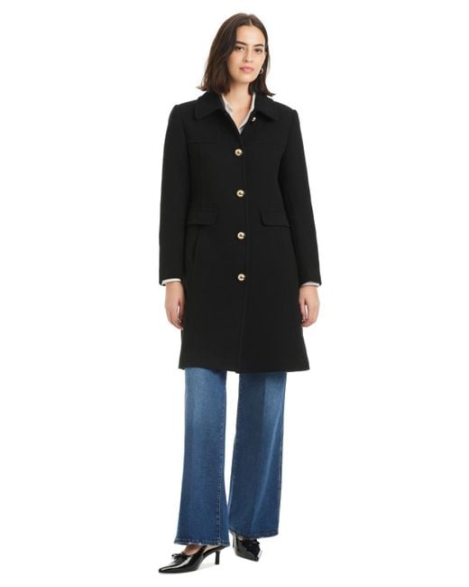 Kate Spade Black Single-breasted Coat