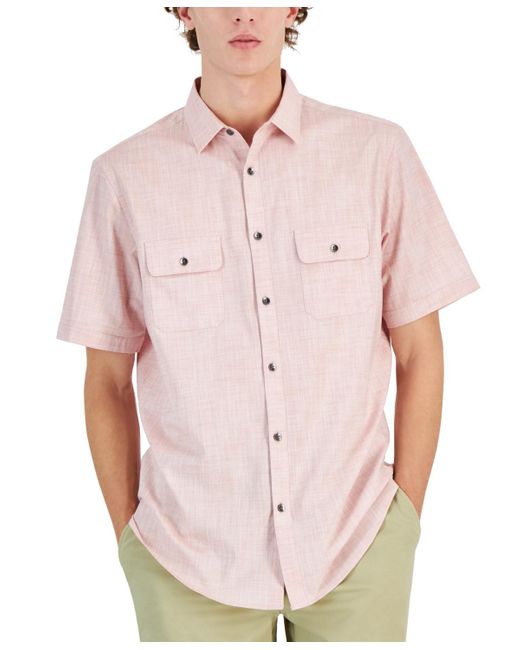 Alfani Pink Warren Shirt for men