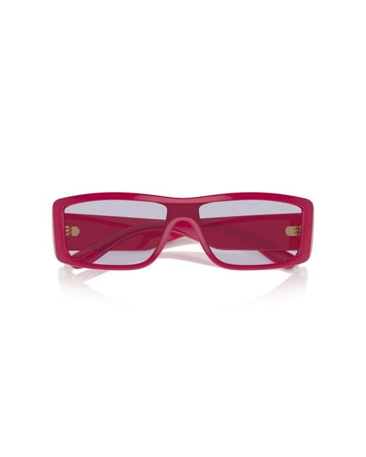 Vogue Eyewear Pink Rectangle Sunglasses