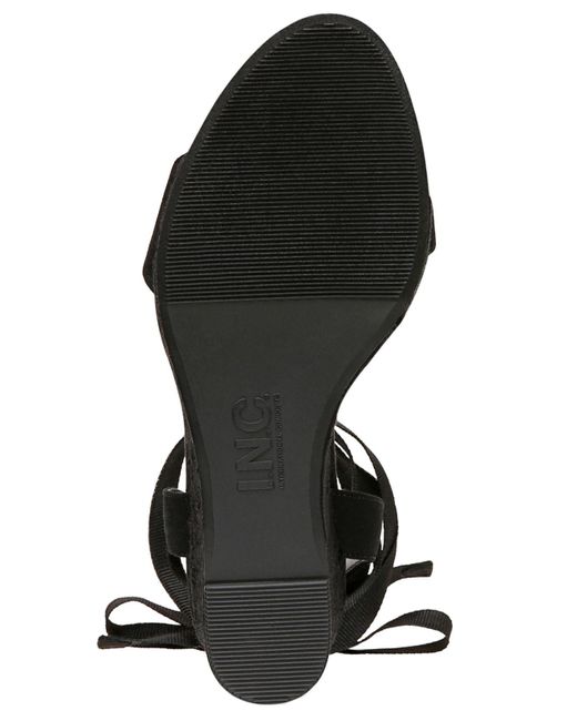 Macy's black wedges 2025