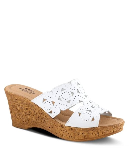 Spring Step White Flamyo Slide Sandal