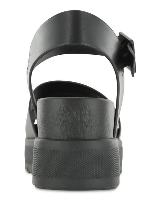 MIA Black Maya Platform Sandals