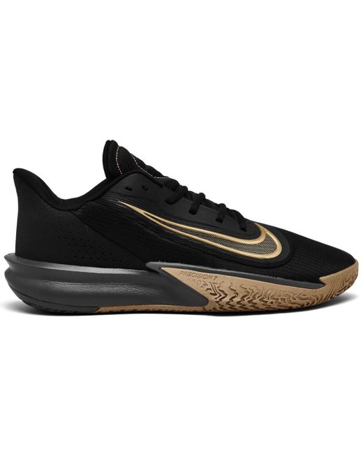 Nike Black Precision 7 Basketball Sneakers From Finish Line for men