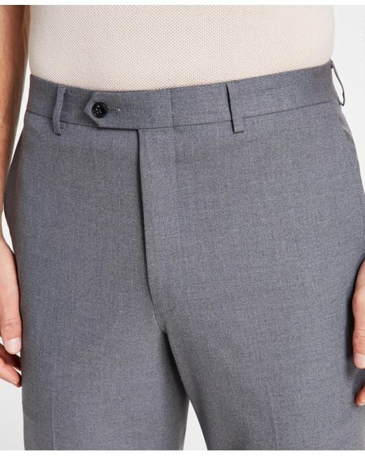 Michael Kors White Solid Classic Fit Pants for men